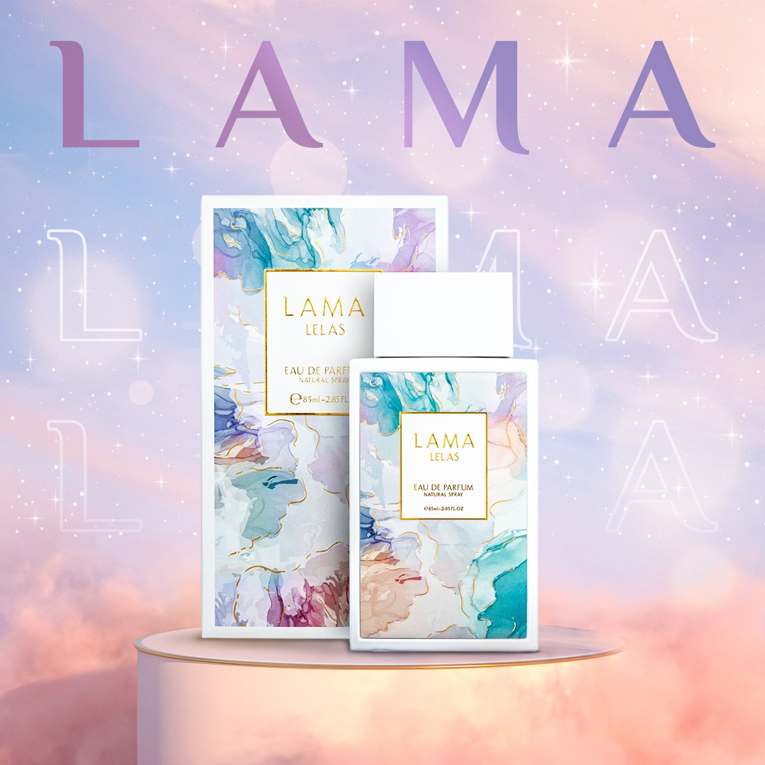LAMA Eau De Parfum by Lelas – A luxurious fragrance that captures the essence of femininity.
