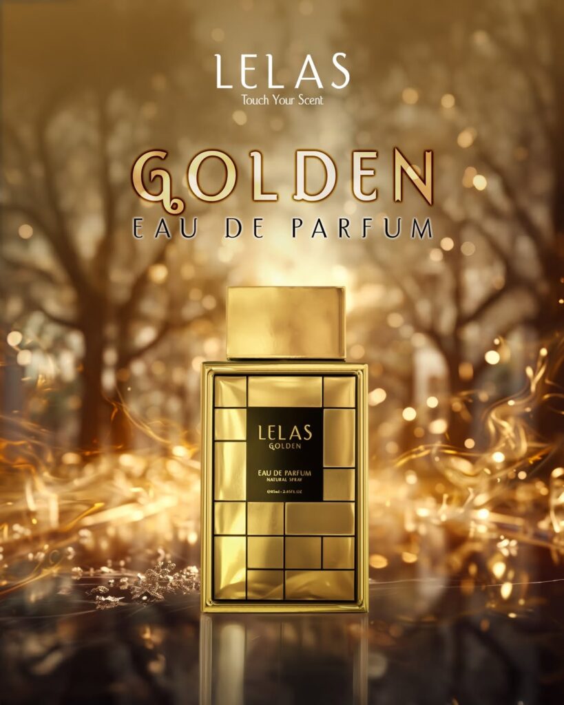 Luxury begins with a single spray! ✨LELAS Golden is not just a fragrance – it’s a statement of p